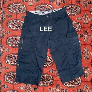 Lee Women's 6P Navy Blue Stretch Cotton Beachcomber Pants